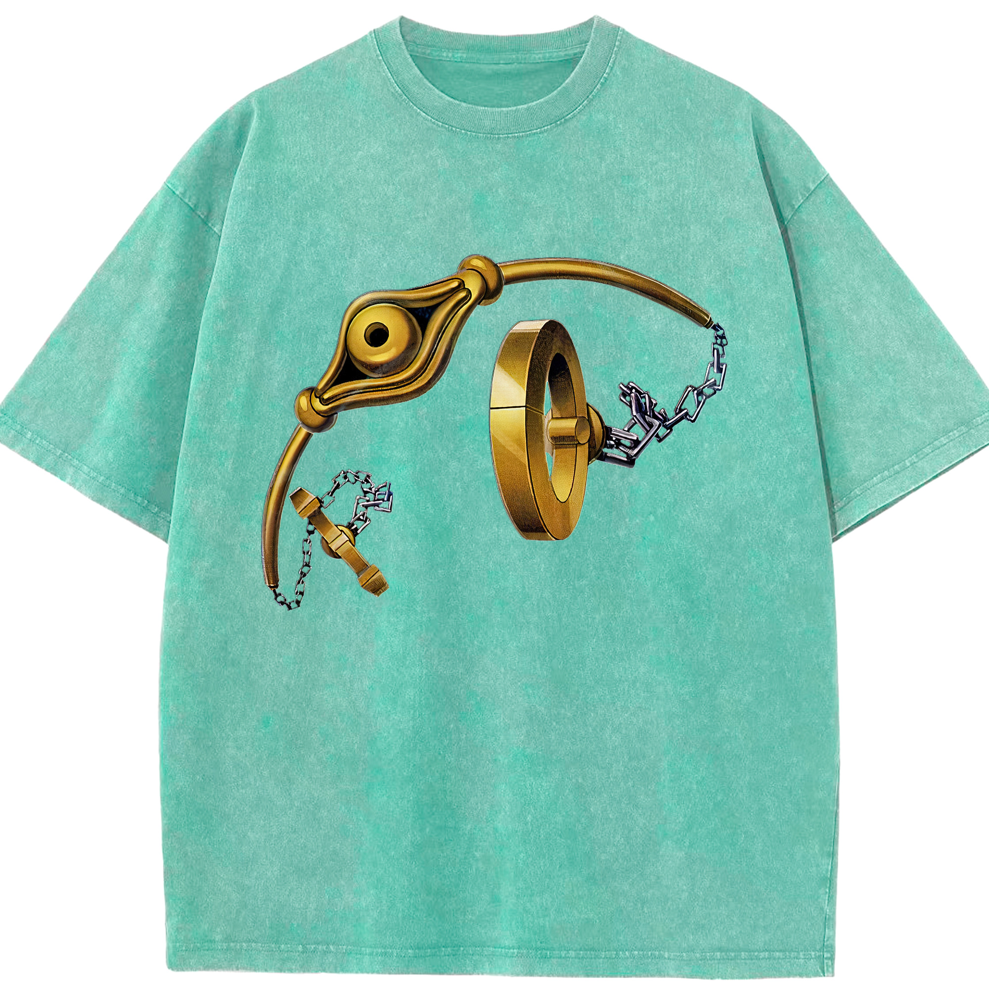 （画像用） 遊☆戯☆王 Yu-Gi-Oh! 綿100% ヴィンテージ風 半袖Tシャツ（フロントプリント）